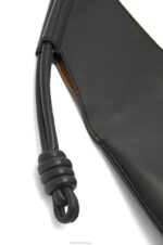 Loewe Women Paseo Tote in shiny nappa calfskin 206XF132 Black - Image 7