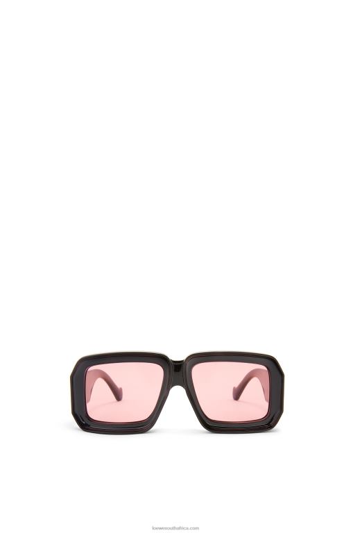 loewe_women_paulas_ibiza_dive_in_mask_sunglasses_206xf1471_shiny_black.jpg Loewe Women Paula's Ibiza dive in mask sunglasses 206XF1471 Shiny Black - Image 1