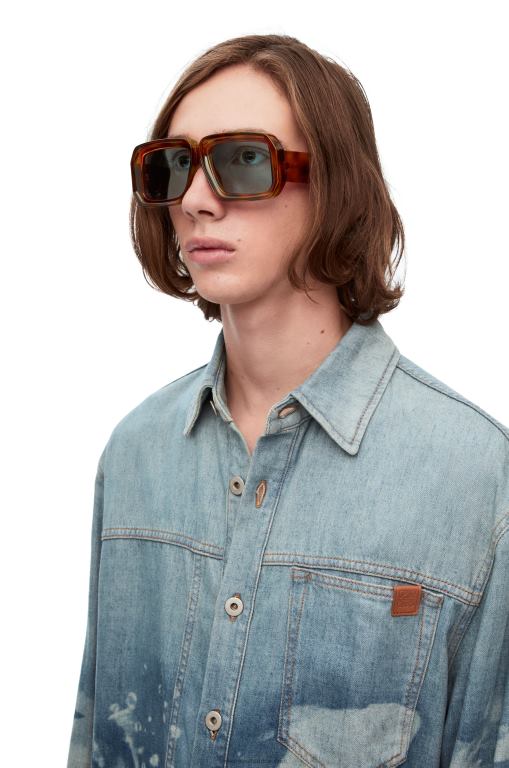 Loewe Women Paula's Ibiza dive in mask sunglasses 206XF1472 Light Havana - Image 2