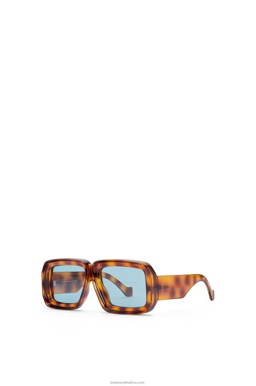 Loewe Women Paula's Ibiza dive in mask sunglasses 206XF1472 Light Havana - Image 3