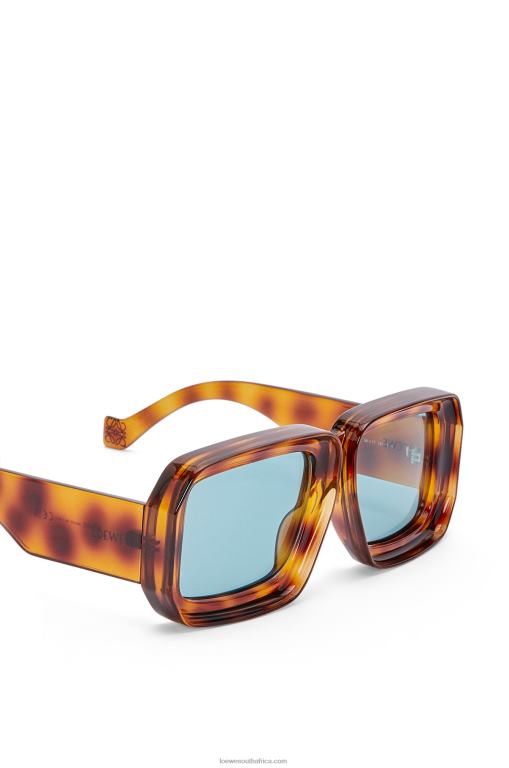 Loewe Women Paula's Ibiza dive in mask sunglasses 206XF1472 Light Havana - Image 5