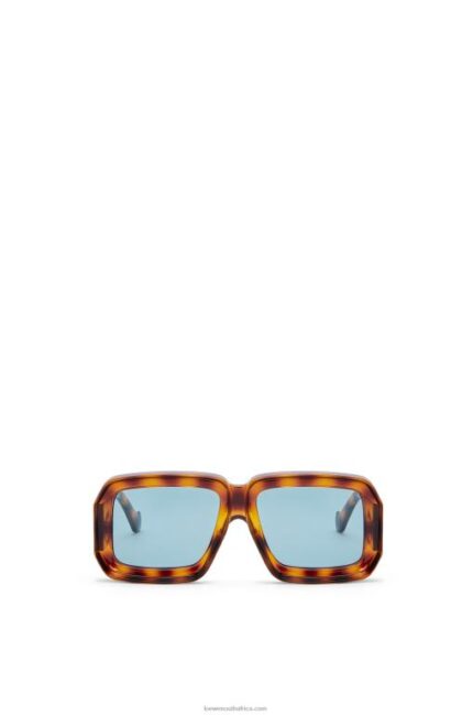 Loewe Women Paula's Ibiza dive in mask sunglasses 206XF1472 Light Havana