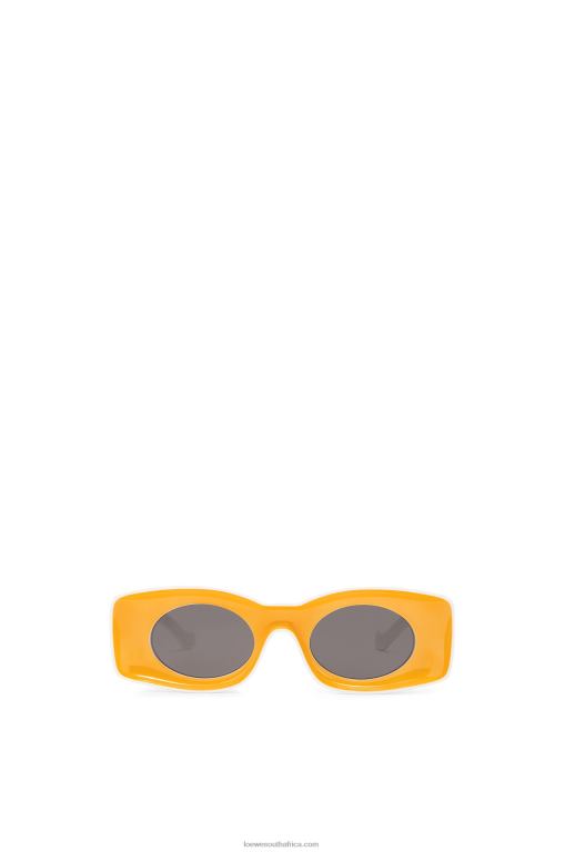 loewe_women_paulas_ibiza_original_sunglasses_206xf1459_dark_yellow.jpg Loewe Women Paula's Ibiza original sunglasses 206XF1459 Dark Yellow - Image 1