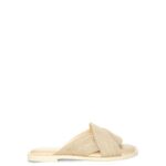Loewe Women Petal slide in jute 206XF698 Natural