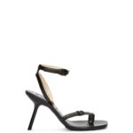 Loewe Women Petal stiletto sandal in lambskin 206XF671 Black