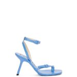 Loewe Women Petal stiletto sandal in lambskin 206XF672 Light Denim