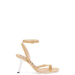Loewe Women Petal stiletto sandal in lambskin 206XF676 Medium Concealer