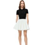 Loewe Women Polo sweater in silk 206XF956 Black