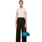 Loewe Women Polo sweater in silk 206XF963 White