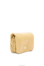 Loewe Women Puffer Goya bag in shiny nappa lambskin 206XF380 Butter - Image 2