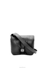 Loewe Women Puffer Goya bag in shiny nappa lambskin 206XF385 Black - Image 8