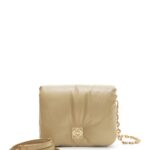 Loewe Women Puffer Goya bag in shiny nappa lambskin 206XF386 Clay Green