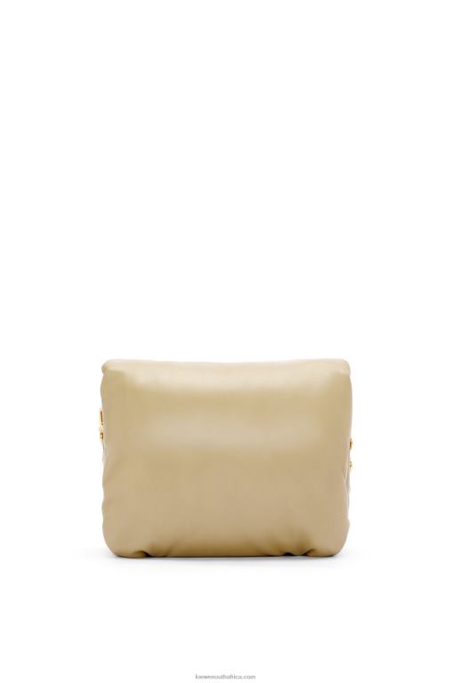 Loewe Women Puffer Goya bag in shiny nappa lambskin 206XF386 Clay Green - Image 5