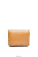 Loewe Women Puffer Goya bag in shiny nappa lambskin 206XF387 Camel - Image 5