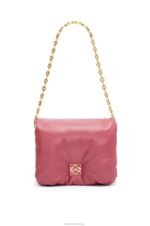 Loewe Women Puffer Goya bag in shiny nappa lambskin 206XF489 Plumrose - Image 6