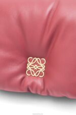 Loewe Women Puffer Goya bag in shiny nappa lambskin 206XF489 Plumrose - Image 8