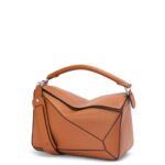 Loewe Women Puzzle bag in classic calfskin 206XF487 Tan