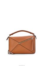 Loewe Women Puzzle bag in classic calfskin 206XF487 Tan - Image 6