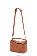 Loewe Women Puzzle bag in classic calfskin 206XF487 Tan - Image 7