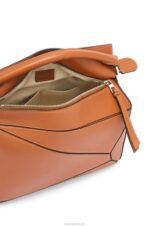 Loewe Women Puzzle bag in classic calfskin 206XF487 Tan - Image 8