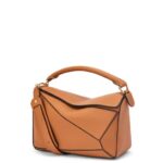 Loewe Women Puzzle bag in soft grained calfskin 206XF369 Light Caramel