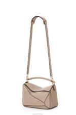 Loewe Women Puzzle bag in soft grained calfskin 206XF409 Sand - Image 6