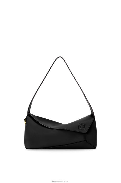 loewe_women_puzzle_hobo_bag_in_nappa_calfskin_206xf513_black.jpg Loewe Women Puzzle Hobo bag in nappa calfskin 206XF513 Black - Image 1