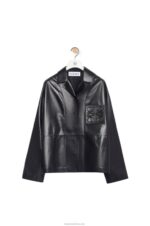 Loewe Women Pyjama blouse in nappa lambskin 206XF934 Black - Image 5