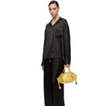 Loewe Women Pyjama blouse in silk 206XF886 Black