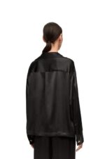 Loewe Women Pyjama blouse in silk 206XF886 Black - Image 3