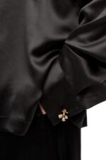 Loewe Women Pyjama blouse in silk 206XF886 Black - Image 5