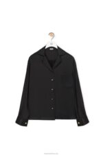 Loewe Women Pyjama blouse in silk 206XF886 Black - Image 6