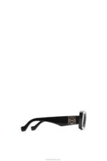 Loewe Women Rectangular sunglasses in acetate 206XF1426 Black - Image 4