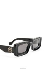 Loewe Women Rectangular sunglasses in acetate 206XF1426 Black - Image 5