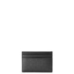 Loewe Women Repeat plain cardholder in embossed silk calfskin 206XF1360 Black