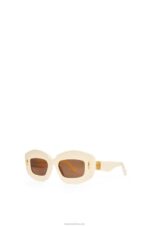 Loewe Women Screen sunglasses in acetate 206XF1427 Ivory - Image 2