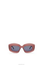 Loewe Women Screen sunglasses in acetate 206XF1428 Burgundy