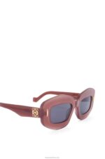 Loewe Women Screen sunglasses in acetate 206XF1428 Burgundy - Image 5