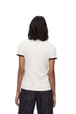 Loewe Women Slim fit T-shirt fit in cotton 206XF797 White - Image 3