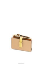 Loewe Women Slim zip bifold wallet in soft grained calfskin 206XF1265 Butter/Pale Lemon - Image 4