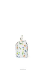 Loewe Women Small Flower Puzzle Edge bag in satin calfskin 206XF394 White/Multicolor - Image 4