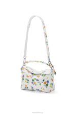 Loewe Women Small Flower Puzzle Edge bag in satin calfskin 206XF394 White/Multicolor - Image 6