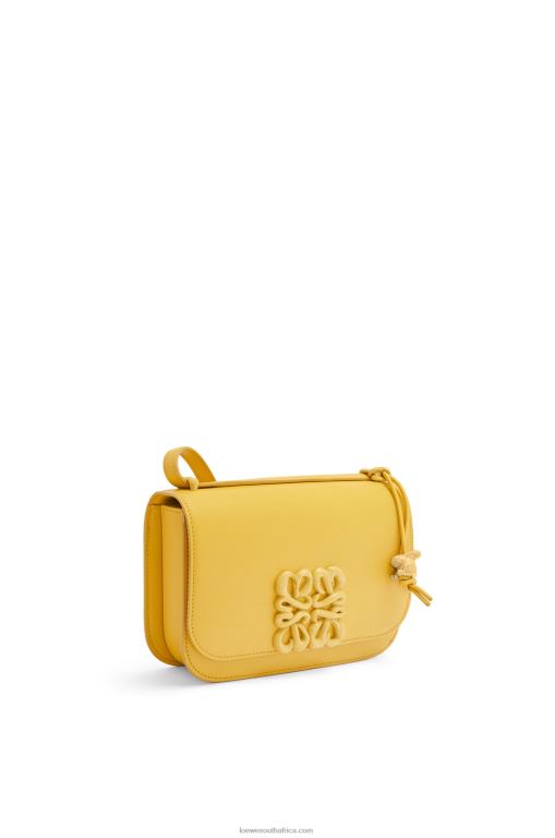 Loewe Women Small Goya bag in silk calfskin 206XF263 Pale Yellow Glaze - Image 2