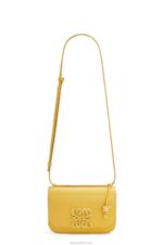 Loewe Women Small Goya bag in silk calfskin 206XF263 Pale Yellow Glaze - Image 4