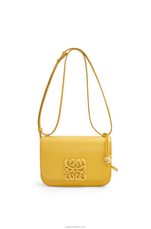 Loewe Women Small Goya bag in silk calfskin 206XF263 Pale Yellow Glaze - Image 5