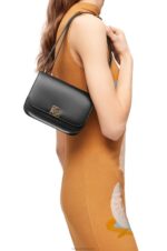 Loewe Women Small Goya bag in silk calfskin 206XF269 Black - Image 2