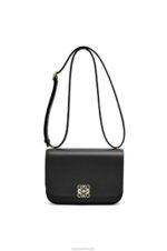 Loewe Women Small Goya bag in silk calfskin 206XF269 Black - Image 8