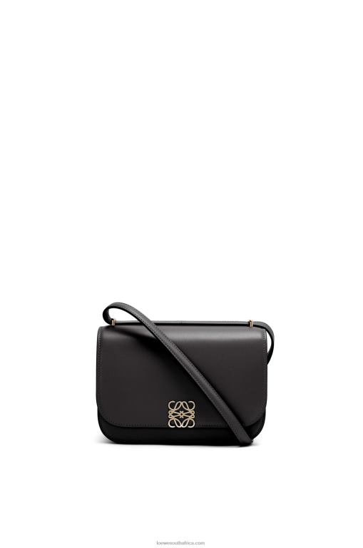 loewe_women_small_goya_bag_in_silk_calfskin_206xf269_black.jpg Loewe Women Small Goya bag in silk calfskin 206XF269 Black - Image 1