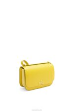 Loewe Women Small Goya bag in silk calfskin 206XF304 Yellow - Image 3