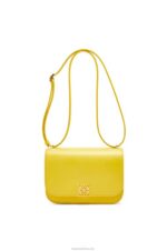 Loewe Women Small Goya bag in silk calfskin 206XF304 Yellow - Image 5